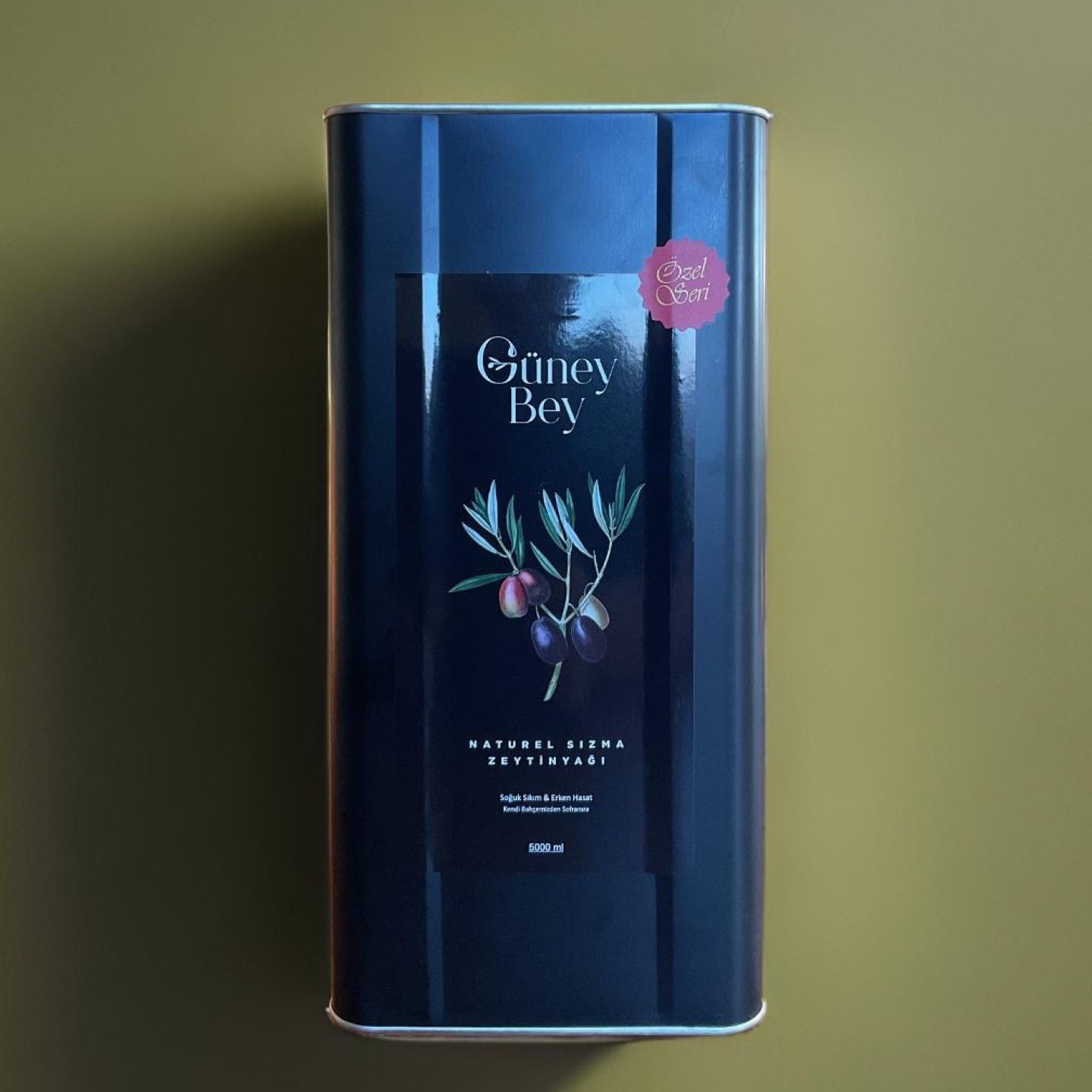 2025 Yeni Mahsul Erken Hasat Soğuk Sıkım Filtresiz Zeytinyağı 5L